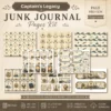 Captains Legacy Junk Journal Pages - Captains Log Ephemera, Anchors, Vintage Nautical, Classic Sea Voyages Ephemera, Digital Download