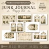 The Enchanted Herbarium Junk Journal Pages - Fernwood Herbarium Ephemera, Naturalist's Study, Woodland Nature Ephemera, Digital Download