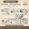 Captains Legacy Junk Journal Pages - Captains Log Ephemera, Anchors, Vintage Nautical, Classic Sea Voyages Ephemera, Digital Download