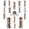 Fantasy Pillars PNG Clipart Collection - 42 PNG, Floral Column Graphics, Pink Roses, Wedding Printables, Commercial use, Digital download