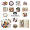 Embroidery PNG Clipart Collection - 41 PNG, Needlework Graphics, Embroidery Essentials, Thread Printables, Commercial use, Digital download