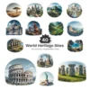 World Heritage Sites PNG Clipart Collection - 40 PNG, Landmark Graphics, Historical Monuments Printables, Commercial use, Digital download