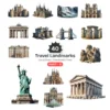 Travel Landmarks (P-2) PNG Clipart Collection - 40 PNG, World Monuments Graphics, Famous Places Printables, Commercial use, Digital download