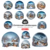 Christmas Landscapes (P-2) PNG Clipart Collection - 40 PNG, Festive Graphics, Festive Scene Printable, Commercial use, Digital Download