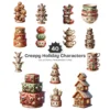 Creepy Holiday Characters PNG Clipart Collection - 40 PNG, Santa, Snowmen Graphics, Ornaments Printable, Commercial use, Digital Download