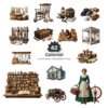 Colonial PNG Clipart Collection - 42 PNG, Historical Graphics, Vintage Tools, Bygone Era Printable, Commercial use, Digital Download