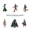 Western Halloween Cowgirl Skeleton PNG Clipart Collection - 40 PNG, Gothic Graphics, Pumpkins Printable, Commercial use, Digital download