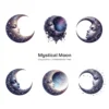 Mystical Moon PNG Clipart Collection - 44 PNG, Celestial Graphics, Fantasy Night Sky, Astrology Printables, Commercial use, Digital download