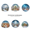 Christmas Landscapes PNG Clipart Collection - 42 PNG, Festive Graphics, Festive Scene Printable, Commercial use, Digital Download