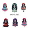 Mexican Dolls La Catrina PNG Clipart Collection - 43 PNG, Sugar Skull Graphics, Día de los Muertos Printable, Commercial use, Digital Download