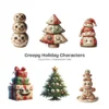 Creepy Holiday Characters PNG Clipart Collection - 40 PNG, Santa, Snowmen Graphics, Ornaments Printable, Commercial use, Digital Download