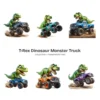 T-Rex Dinosaur Monster Truck PNG Clipart Collection - 40 PNG, Dino Truck Graphics, Boys Birthday Printable, Commercial use, Digital Download