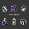 Spooky Halloween PNG Clipart Collection - 40 PNG, Creepy Ghost Graphics, Owl, Bat, Whimsical Printables, Commercial use, Digital download