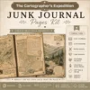 The Cartographers Expedition Junk Journal Pages - The Explorers Field Notes Ephemera, Vintage Adventure Ephemera, Digital Download