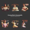 Funny Retro Housewife PNG Clipart Collection - 42 PNG, Sarcastic Quotes Graphics, Sassy Mom Printable, Commercial use, Digital download