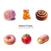 Sweet Treats PNG Clipart Collection - 40 PNG, Lollipop Graphics, Cakes Cotton Candy, Sweet Food Printables, Commercial use, Digital download