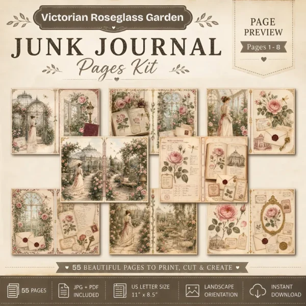 The Cartographers Expedition Junk Journal Pages - The Explorers Field Notes Ephemera, Vintage Adventure Ephemera, Digital Download