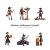 Western Halloween Cowgirl Skeleton PNG Clipart Collection - 40 PNG, Gothic Graphics, Pumpkins Printable, Commercial use, Digital download