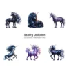 Starry Unicorn PNG Clipart Collection - 40 PNG, Fantasy Creature Graphics, Sparkling Animal Printables, Commercial use, Digital download