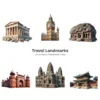 Travel Landmarks PNG Clipart Collection - 40 PNG, World Monuments Graphics, Famous Places Printables, Commercial use, Digital download