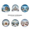 Christmas Landscapes PNG Clipart Collection - 42 PNG, Festive Graphics, Festive Scene Printable, Commercial use, Digital Download