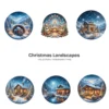 Christmas Landscapes (P-3) PNG Clipart Collection - 40 PNG, Festive Graphics, Festive Scene Printable, Commercial use, Digital Download