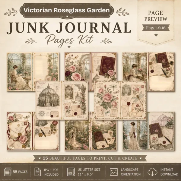 The Cartographers Expedition Junk Journal Pages - The Explorers Field Notes Ephemera, Vintage Adventure Ephemera, Digital Download
