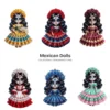 Mexican Dolls La Catrina PNG Clipart Collection - 43 PNG, Sugar Skull Graphics, Día de los Muertos Printable, Commercial use, Digital Download