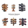 Halloween Signpost PNG Clipart Collection - 41 PNG, Wooden Directional Signs Graphics, Spooky Printables, Commercial use, Digital download