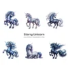 Starry Unicorn PNG Clipart Collection - 40 PNG, Fantasy Creature Graphics, Sparkling Animal Printables, Commercial use, Digital download