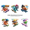 Kids Skateboard Animal PNG Clipart Collection - 40 PNG, Extreme Sports Graphics, Retro Printables, Commercial use, Digital download