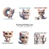 Funny Fluffy Cat PNG Clipart Collection - 44 PNG, Sarcastic Quote Graphics, Cat Moms Printables, Commercial use, Digital download