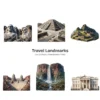 Travel Landmarks (P-3) PNG Clipart Collection - 40 PNG, World Monuments Graphics, Famous Places Printables, Commercial use, Digital download