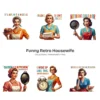 Funny Retro Housewife PNG Clipart Collection - 42 PNG, Sarcastic Quotes Graphics, Sassy Mom Printable, Commercial use, Digital download