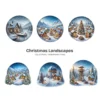 Christmas Landscapes (P-2) PNG Clipart Collection - 40 PNG, Festive Graphics, Festive Scene Printable, Commercial use, Digital Download