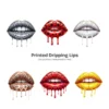 Printed Dripping Lips PNG Clipart Collection - 40 PNG, Insect Graphics, Bird Print Kiss Printable, Commercial use, Digital Download