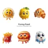 Funny Food PNG Clipart Collection - 40 PNG, Quirky and Playful Graphics, Cute Eating Printable, Commercial use, Digital Download