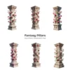 Fantasy Pillars PNG Clipart Collection - 42 PNG, Floral Column Graphics, Pink Roses, Wedding Printables, Commercial use, Digital download