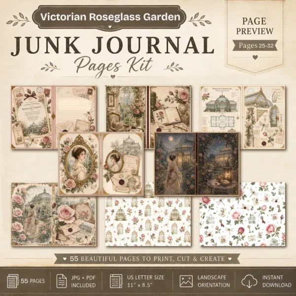 The Cartographers Expedition Junk Journal Pages - The Explorers Field Notes Ephemera, Vintage Adventure Ephemera, Digital Download