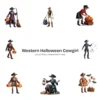 Western Halloween Cowgirl Skeleton PNG Clipart Collection - 40 PNG, Gothic Graphics, Pumpkins Printable, Commercial use, Digital download