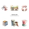 Home Life PNG Clipart Collection - 47 PNG, Cozy Home Essential Graphics, Everyday Living Printable, Commercial use, Digital download