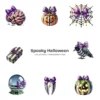 Spooky Halloween PNG Clipart Collection - 40 PNG, Creepy Ghost Graphics, Owl, Bat, Whimsical Printables, Commercial use, Digital download