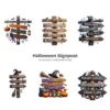 Halloween Signpost PNG Clipart Collection - 41 PNG, Wooden Directional Signs Graphics, Spooky Printables, Commercial use, Digital download