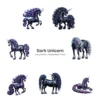 Dark Unicorn PNG Clipart Collection - 45 PNG, Mystical Gothic Graphics, Majestic Art, Celestial Printables, Commercial use, Digital download