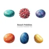 Beach Pebbles PNG Clipart Collection - 60 PNG, Coastal Stone Graphics, Beach Rock, Seashore Printables, Commercial use, Digital download