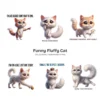 Funny Fluffy Cat PNG Clipart Collection - 44 PNG, Sarcastic Quote Graphics, Cat Moms Printables, Commercial use, Digital download
