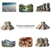 Travel Landmarks (P-3) PNG Clipart Collection - 40 PNG, World Monuments Graphics, Famous Places Printables, Commercial use, Digital download