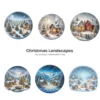 Christmas Landscapes PNG Clipart Collection - 42 PNG, Festive Graphics, Festive Scene Printable, Commercial use, Digital Download