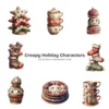 Creepy Holiday Characters PNG Clipart Collection - 40 PNG, Santa, Snowmen Graphics, Ornaments Printable, Commercial use, Digital Download