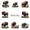 Majestic Bison PNG Clipart Collection - 40 PNG, Forest Wild Animal Graphics, Wildlife Printables, Commercial use, Digital download